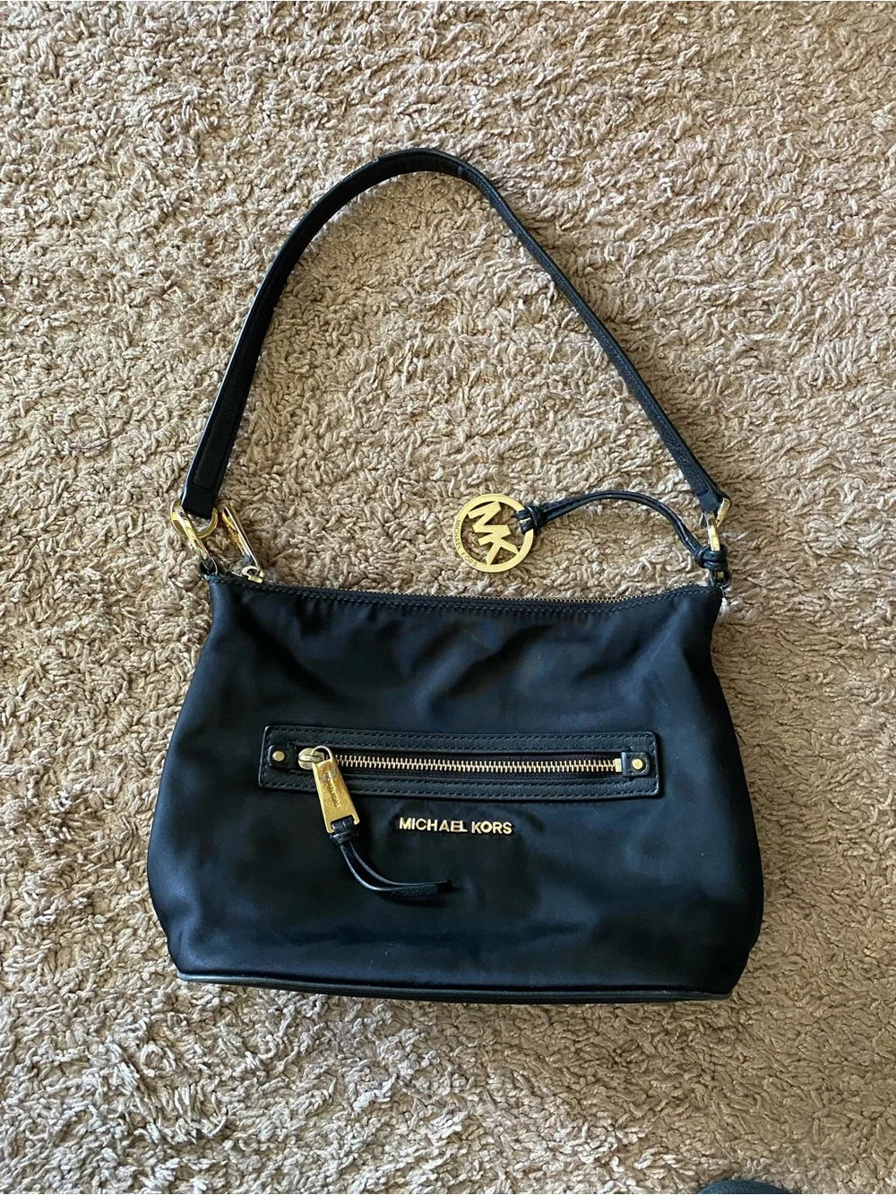 Michael Kors Black nylon handbag purse